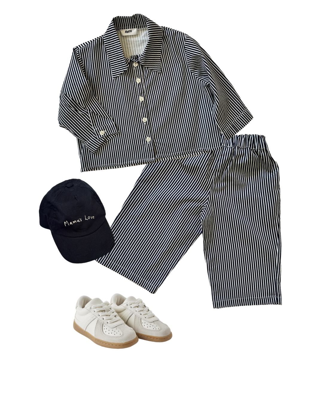 Aniy navy striped shirt