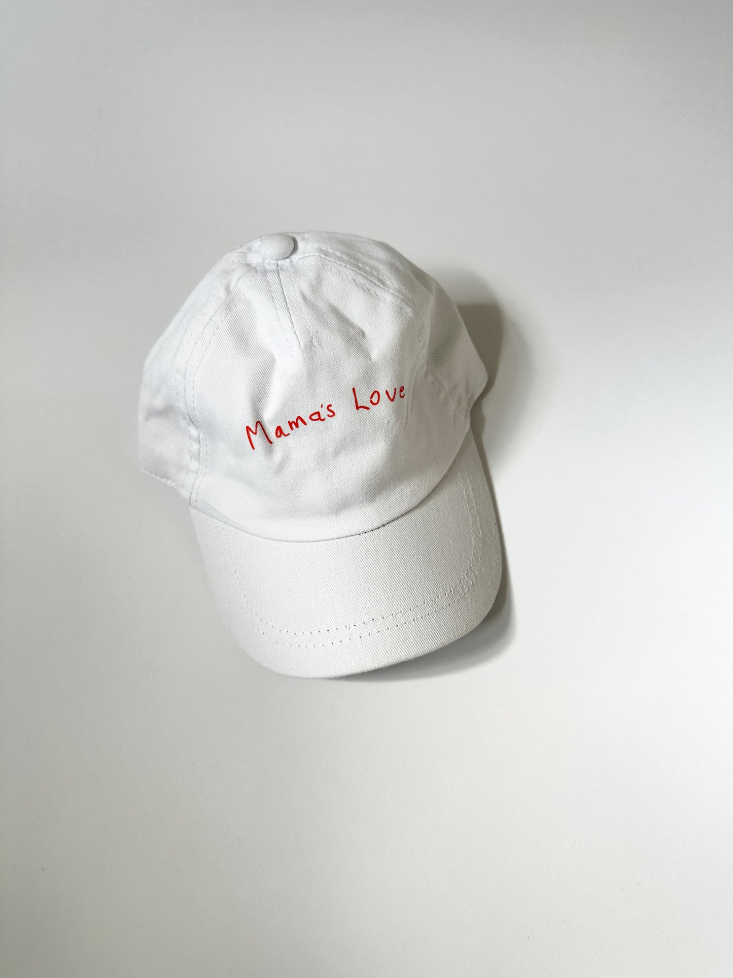 White mama love cap