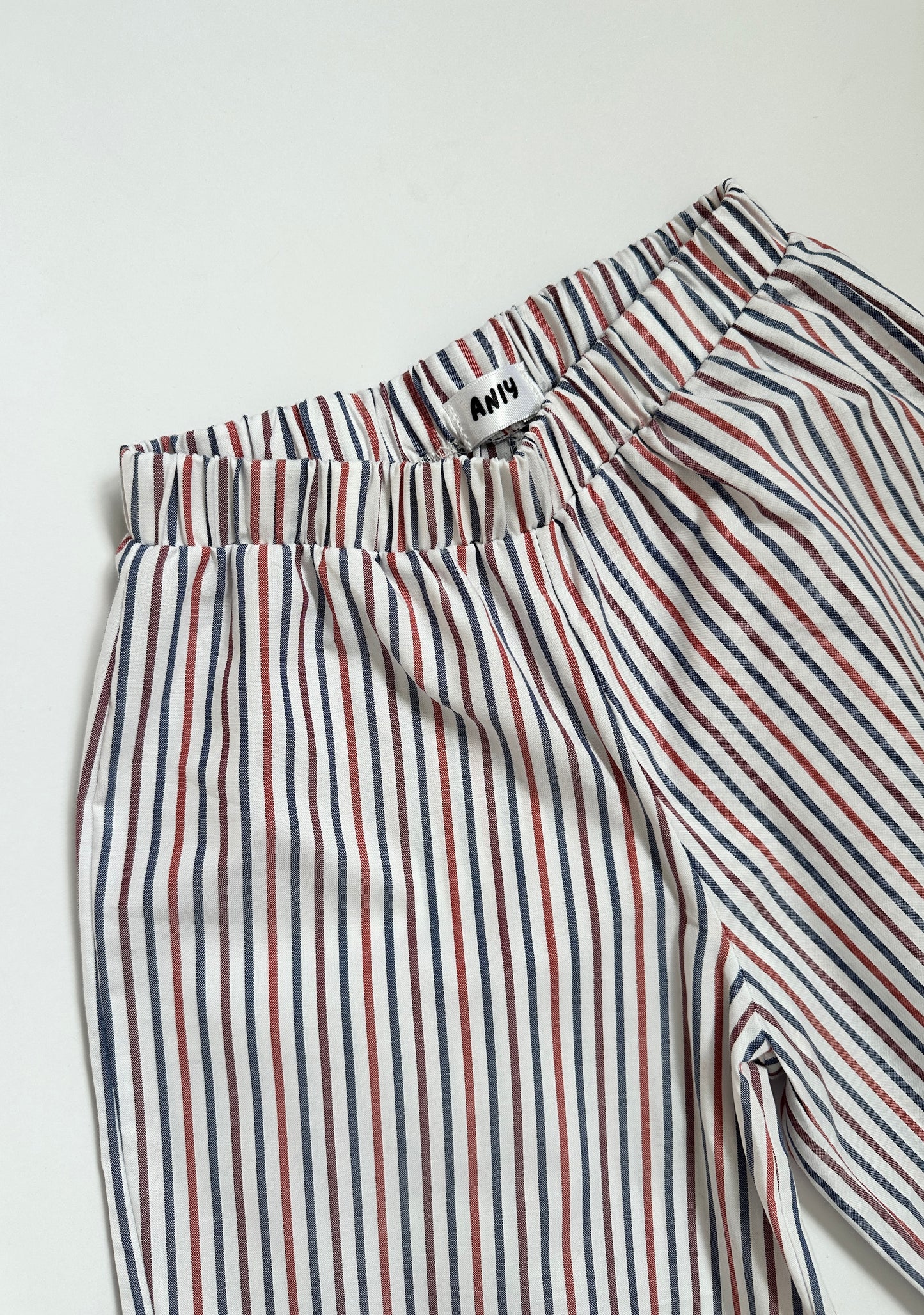 Earth tone stripe trousers