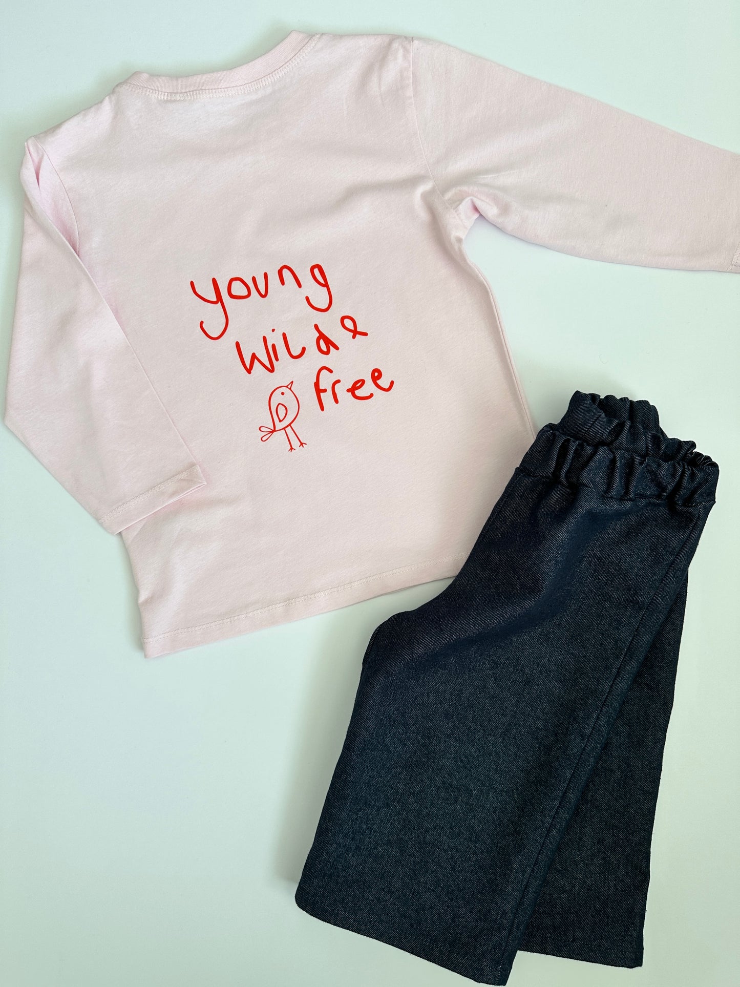 Young wild & free long sleeve tee