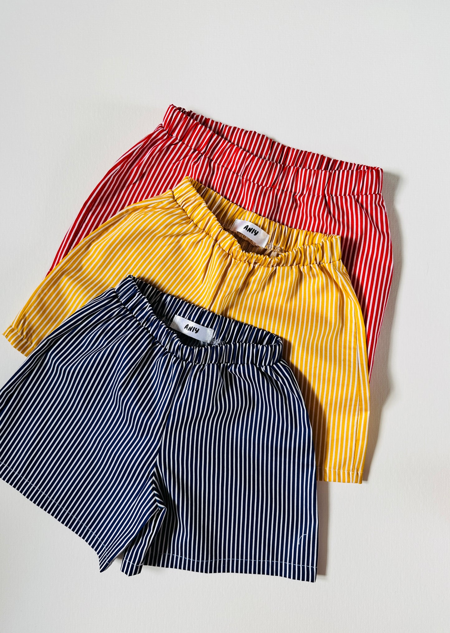 Red stripe shorts