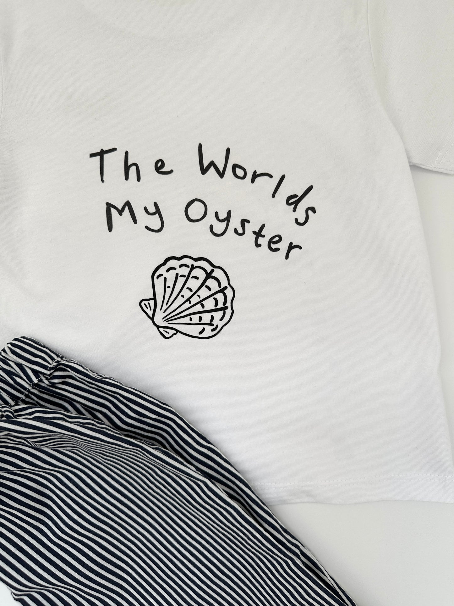 The worlds my oyster tee