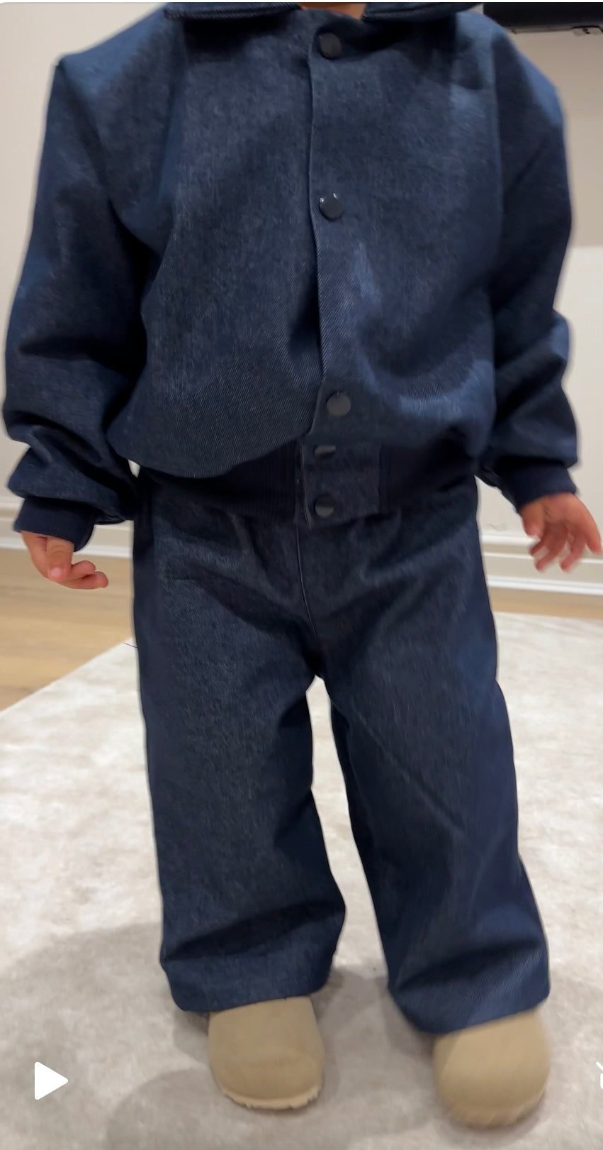 Denim bomber jacket