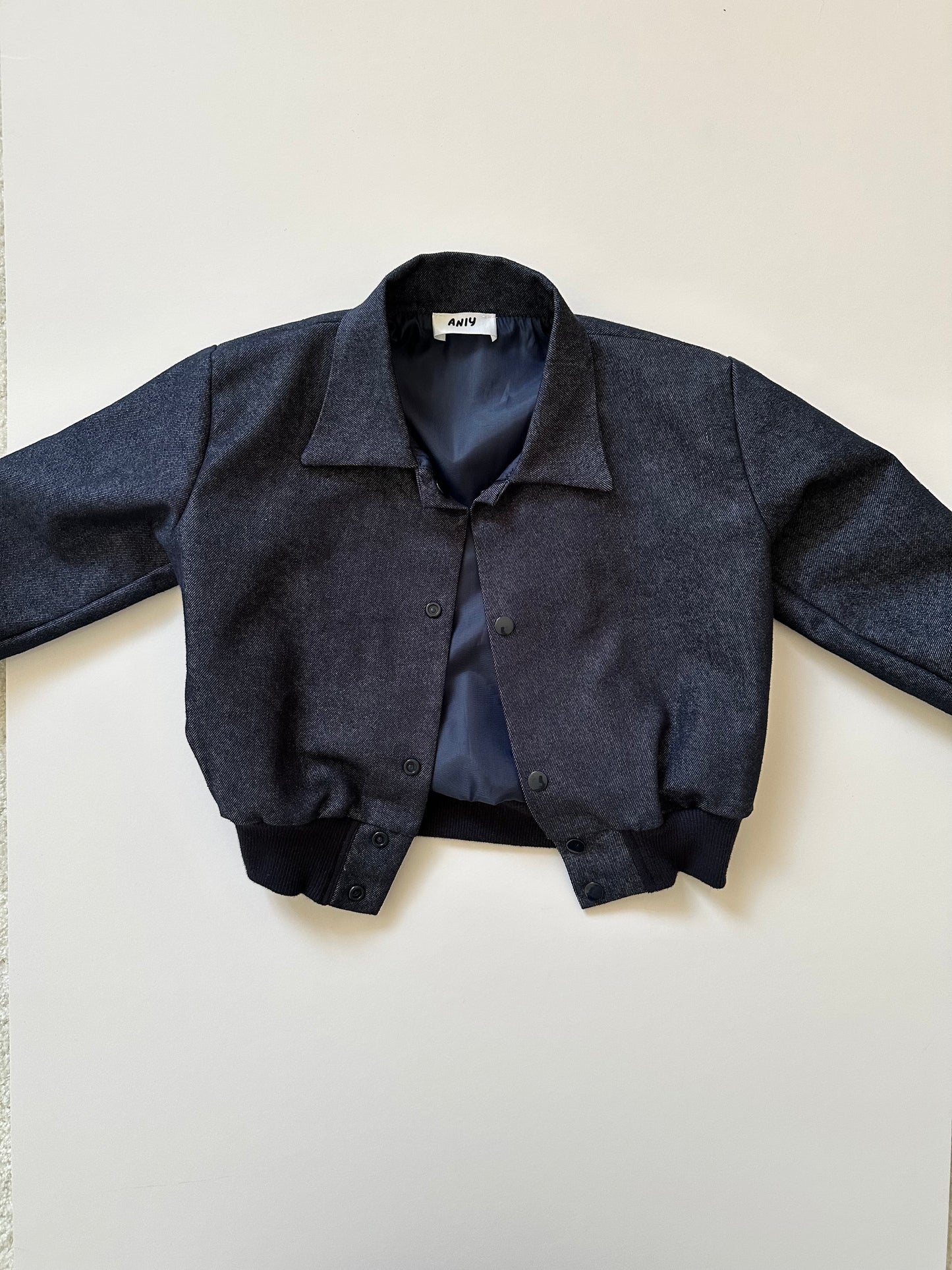 Denim bomber jacket