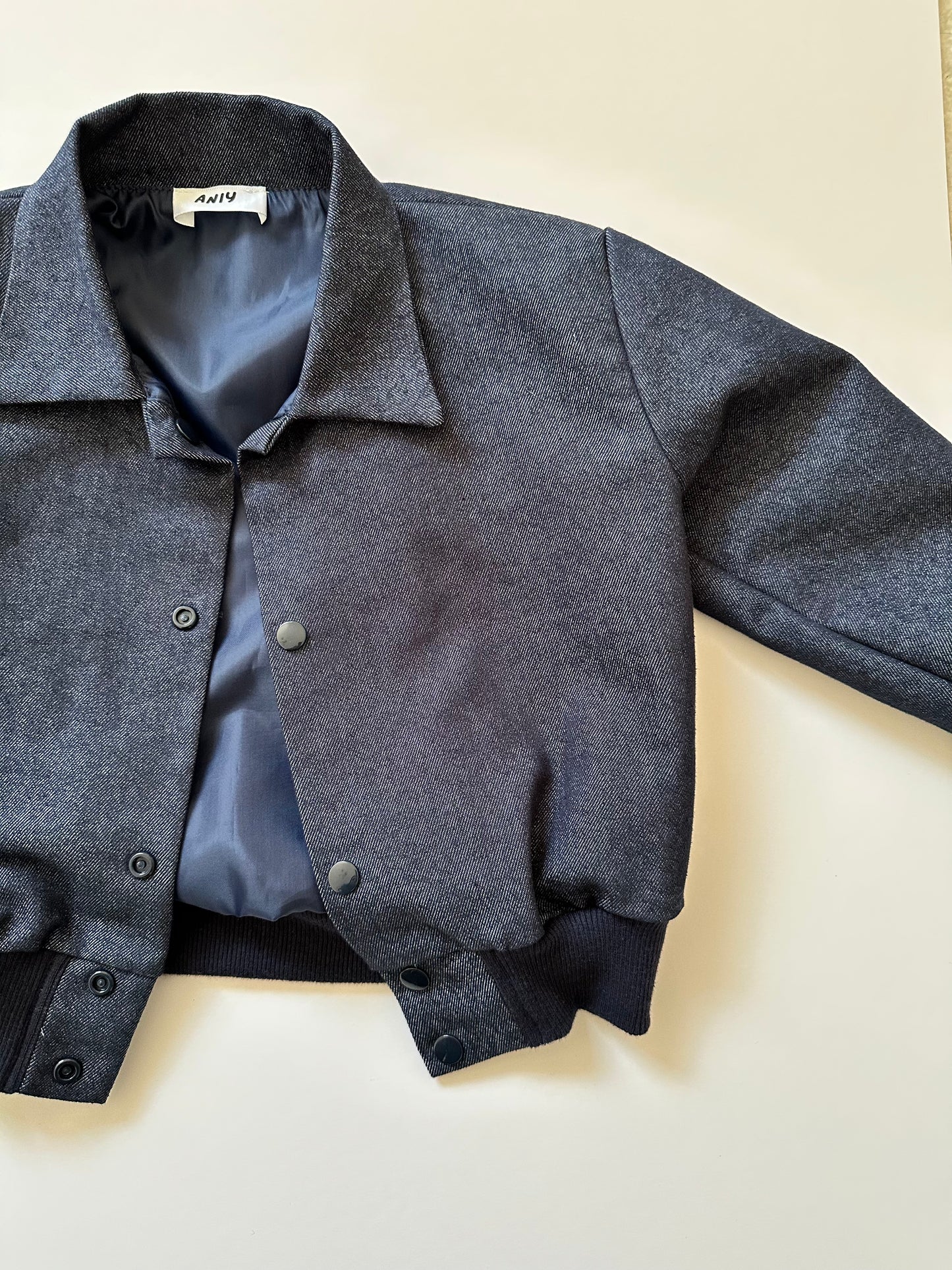 Denim bomber jacket