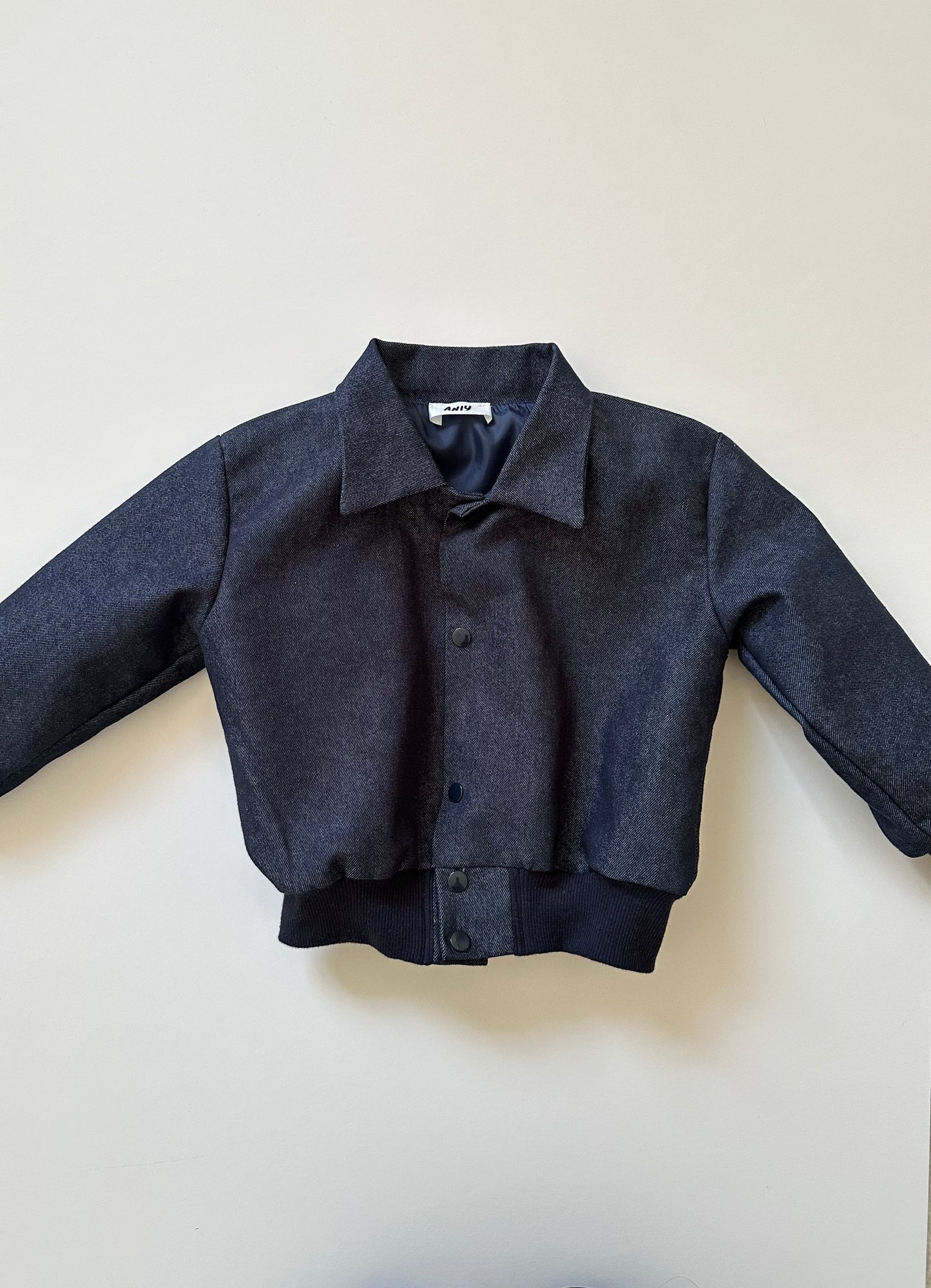Denim bomber jacket