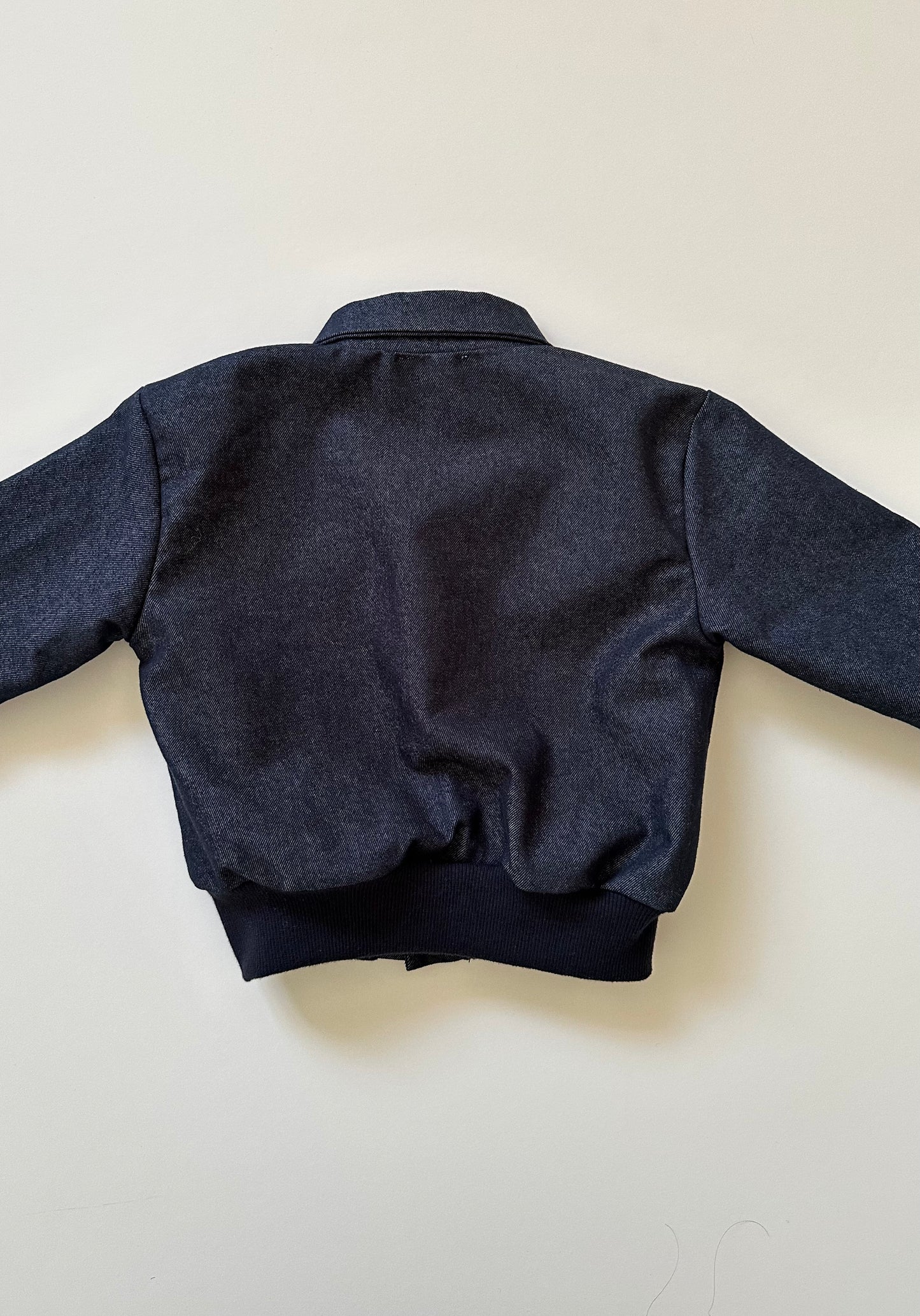 Denim bomber jacket