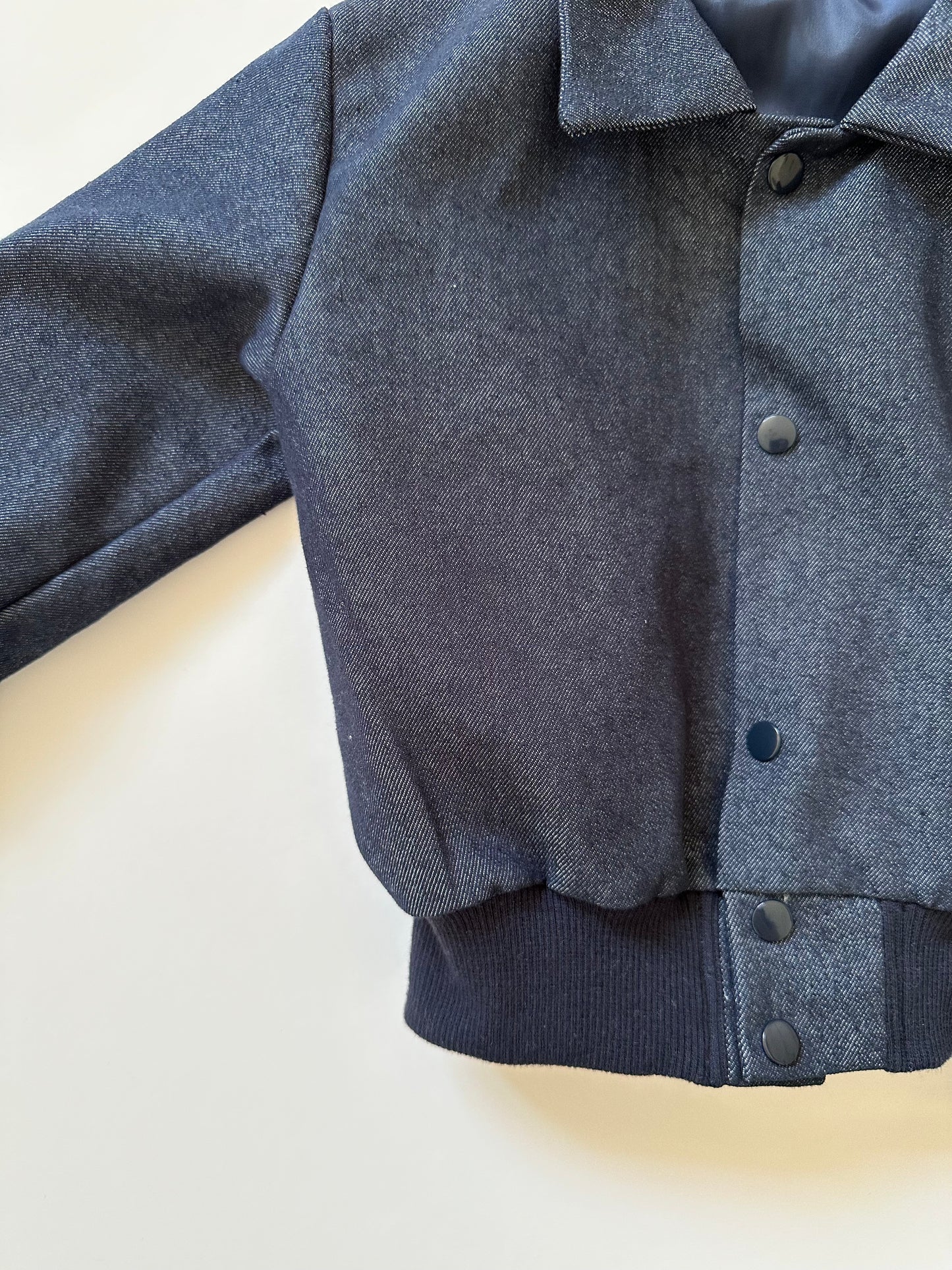 Denim bomber jacket