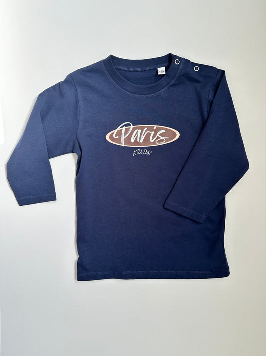 Paris Atelier Navy long sleeve