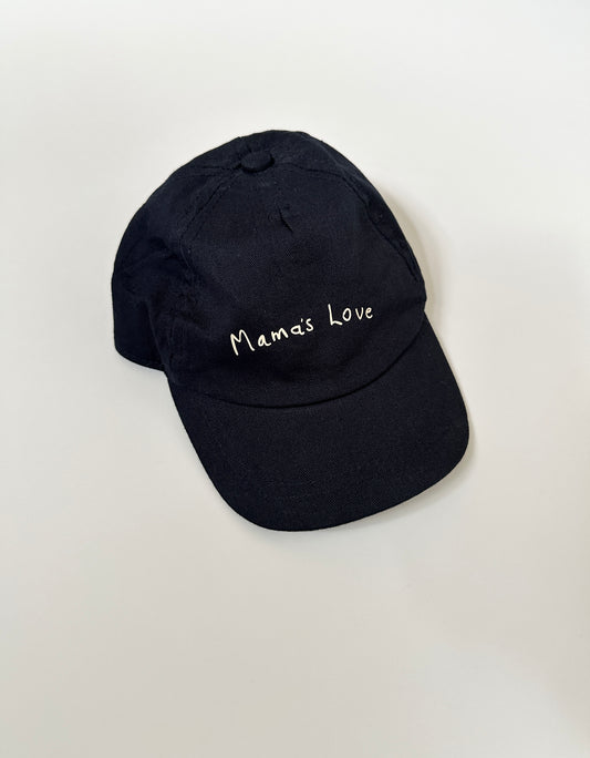 Navy mama love cap