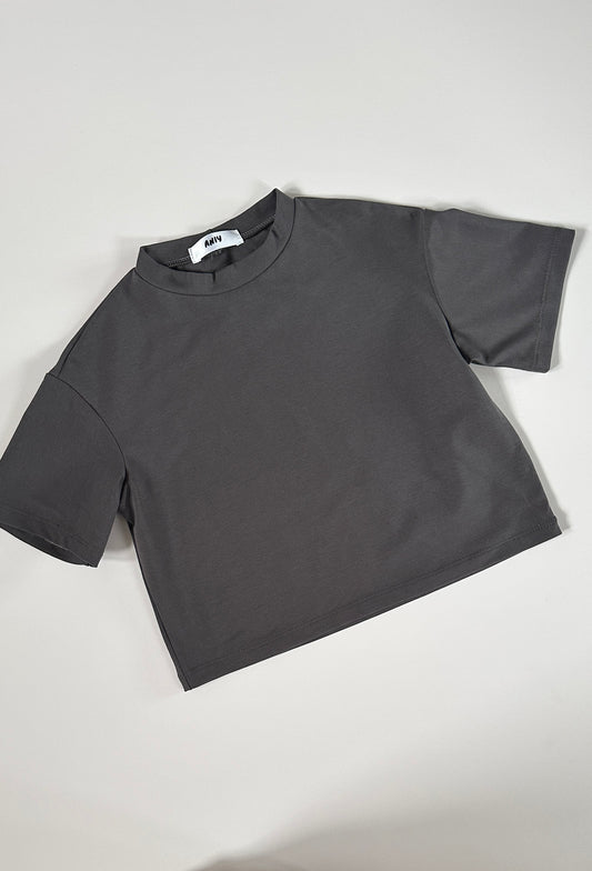 Charcoal grey tee
