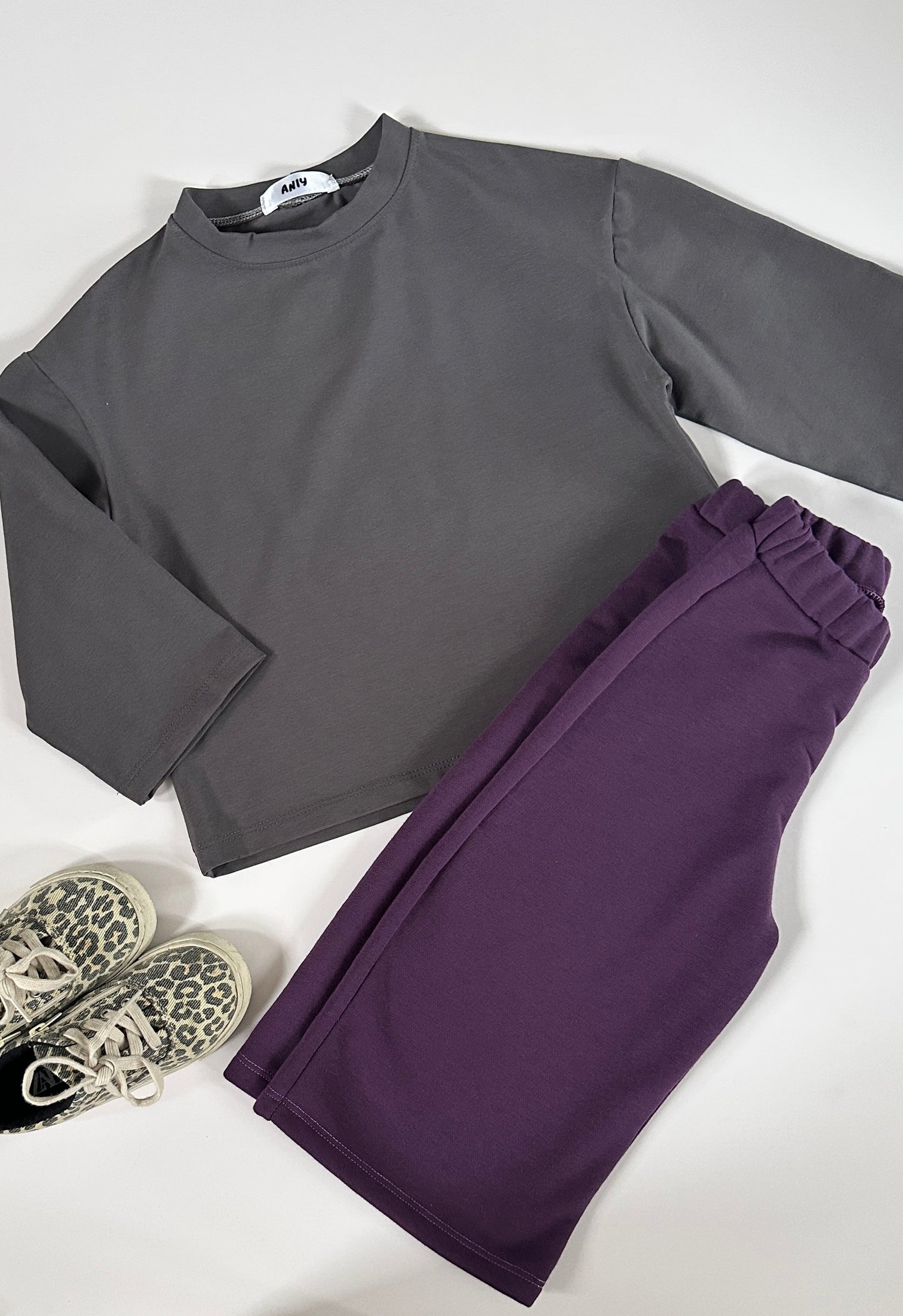 Purple joggers
