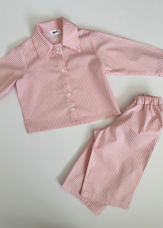 Light pink striped shirt