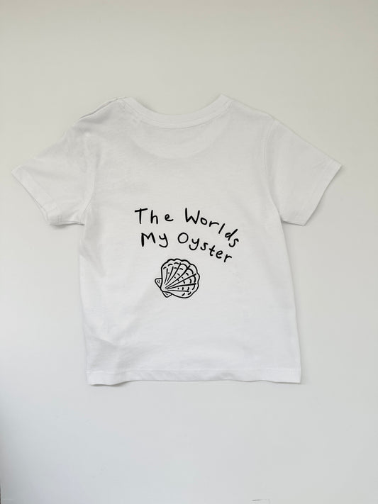The worlds my oyster tee