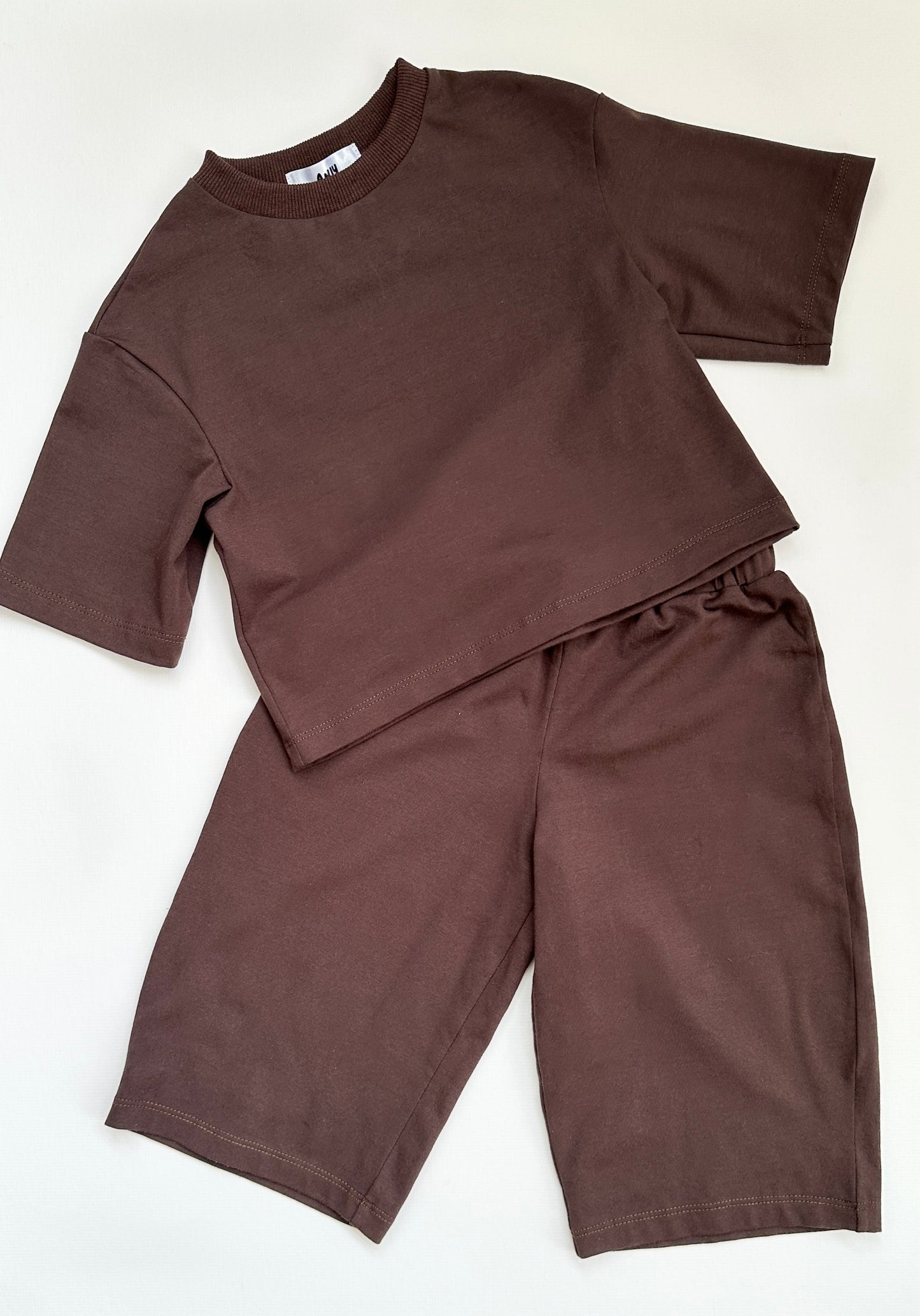 Brown oversized t shirt