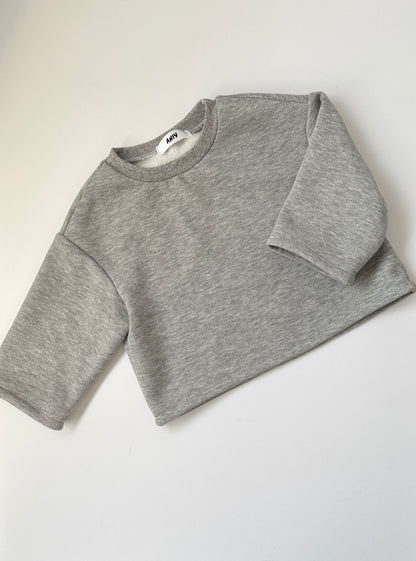 Grey sweat top
