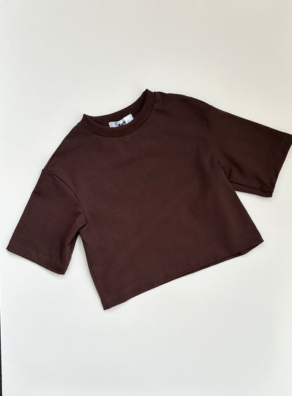 Brown oversized t shirt