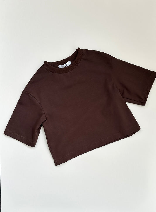 Brown oversized t shirt