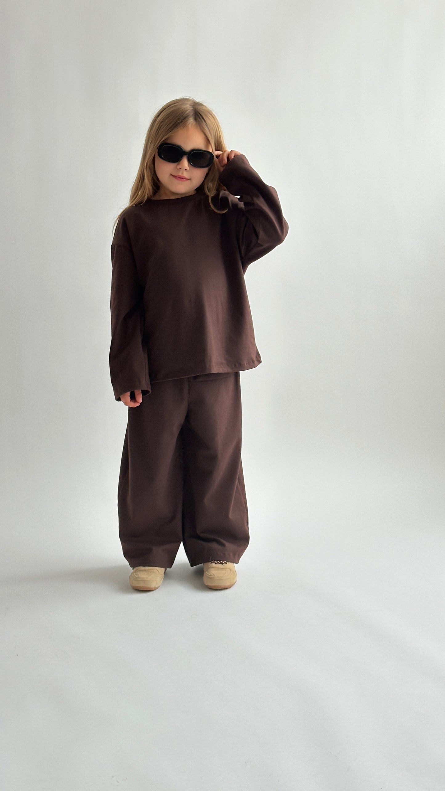 Brown oversized long sleeve