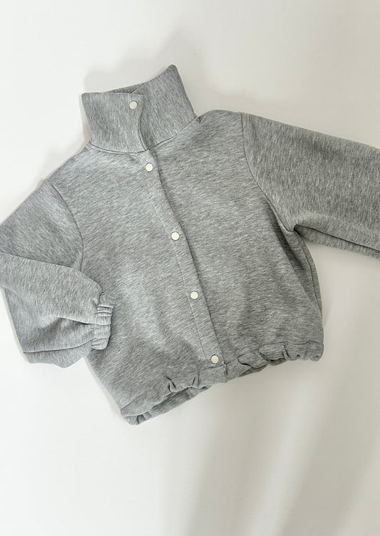 Grey sweat jacket