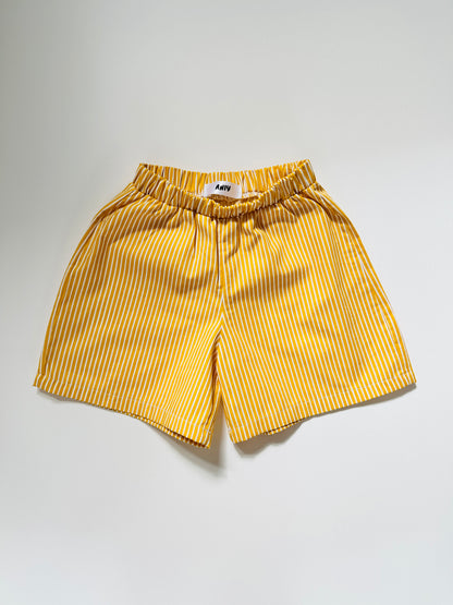 Yellow stripe shorts