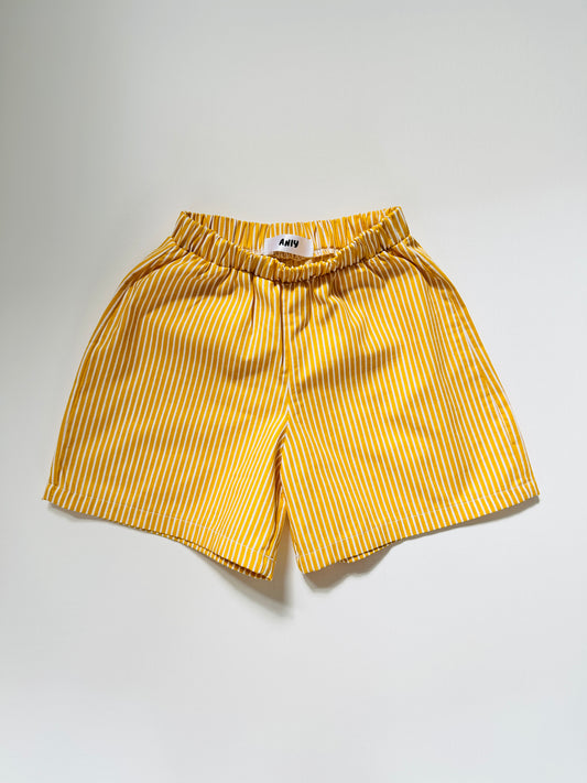 Yellow stripe shorts