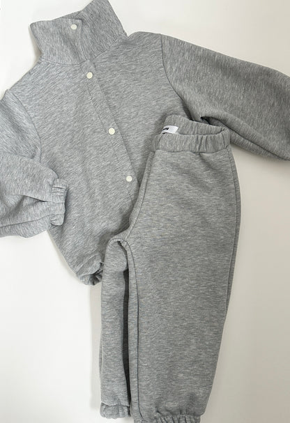 Grey sweat jacket