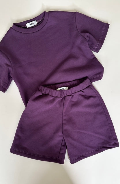 Purple shorts