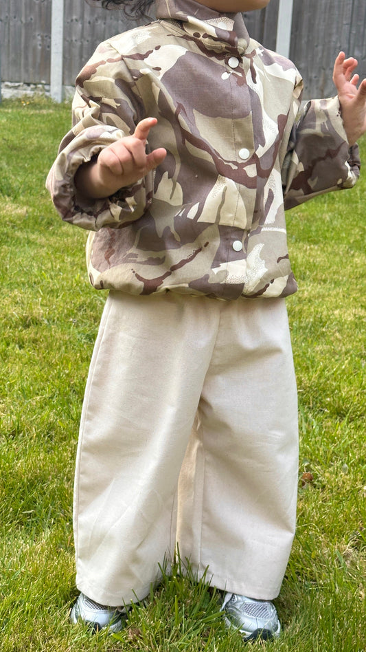 Cream trousers