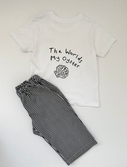 The worlds my oyster tee