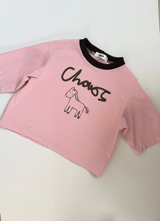 Pink chaos tee