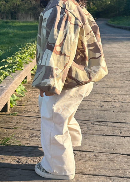 Camo bomber