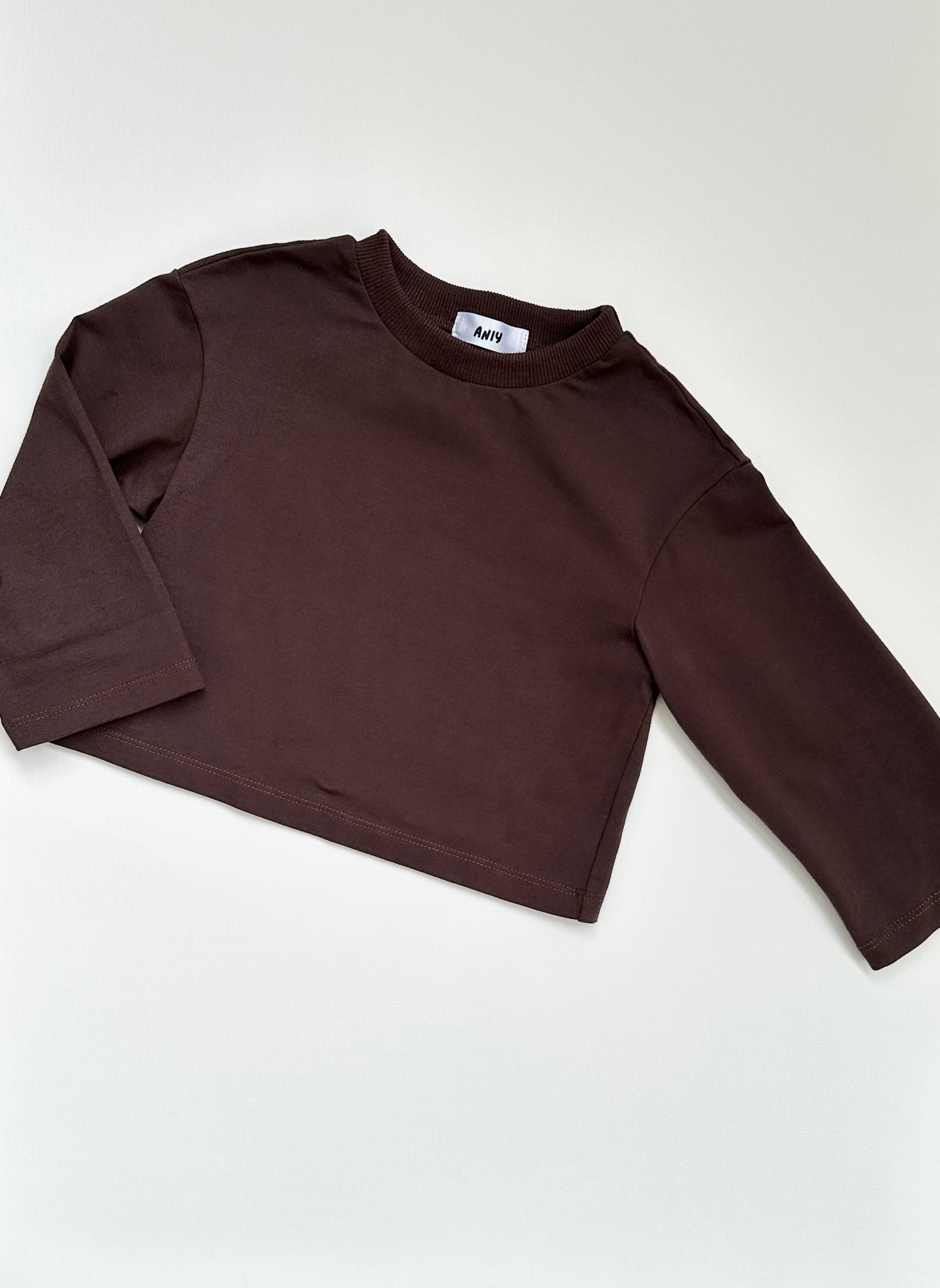 Brown oversized long sleeve