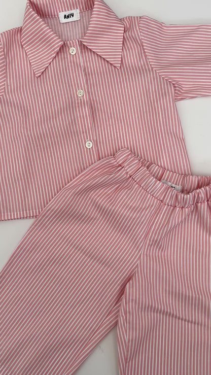 Light pink striped shirt